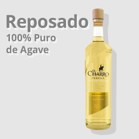 Imagen de Botella de Tequila El Charro Reposado